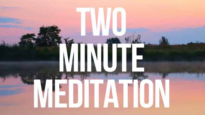 Meditation minute two mindfulness mindfulnessexercises