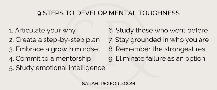 7 Habits to Grow Your Mental Toughness